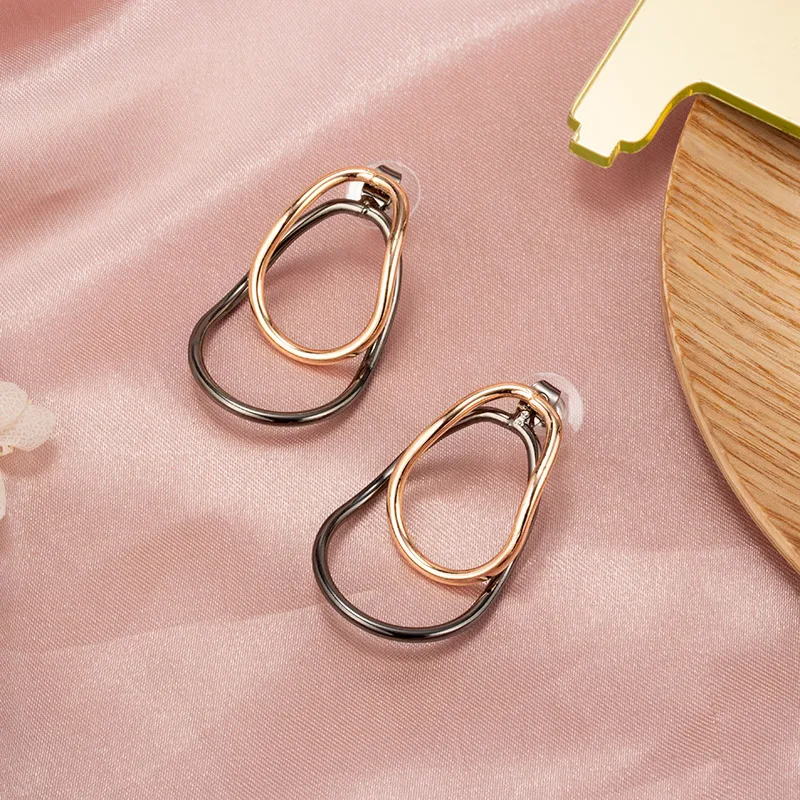 

Korean Statement Earrings for women 2020 Fashion Black Gold Arcylic Geometric Tassel Dangle Drop Earings Brincos Jewelry Gift