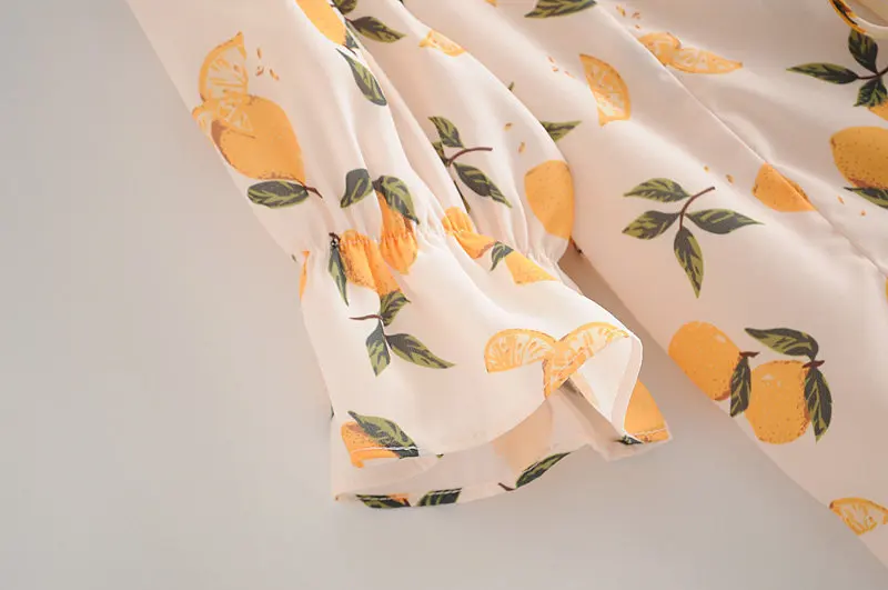 Женская блузка с квадратным вырезом Bazaleas винтажная коротким рукавом и принтом