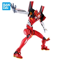 bandai genuine evangelion 02 production model anime figure dynaction action figure model toys for boys girls kids christmas gift