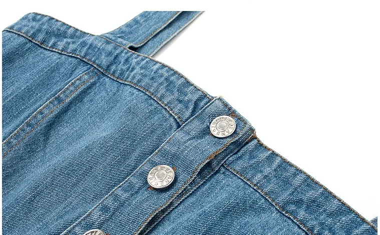 

European and American style 2021 spring and summer retro solid color denim camisole is thin and versatile single-breasted short