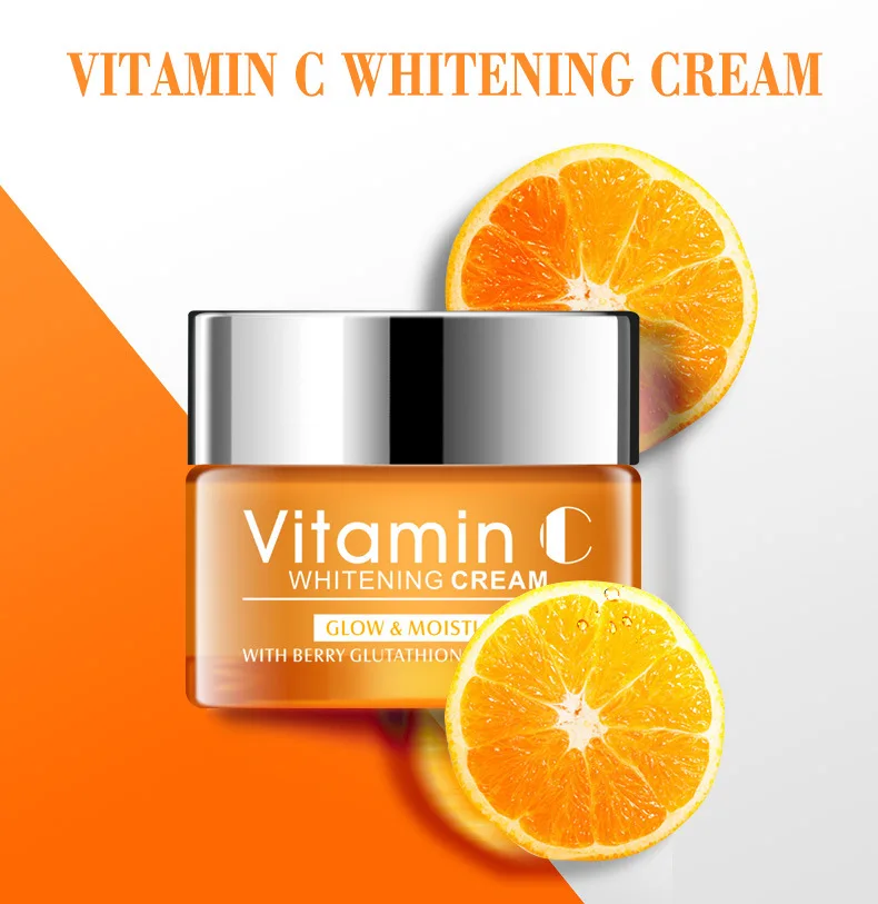 

50ml VC Cream Fades Fine Lines Brightens Skin Tone Moisturizes and Hydrates Vitamin C Cream Shrinks Pores