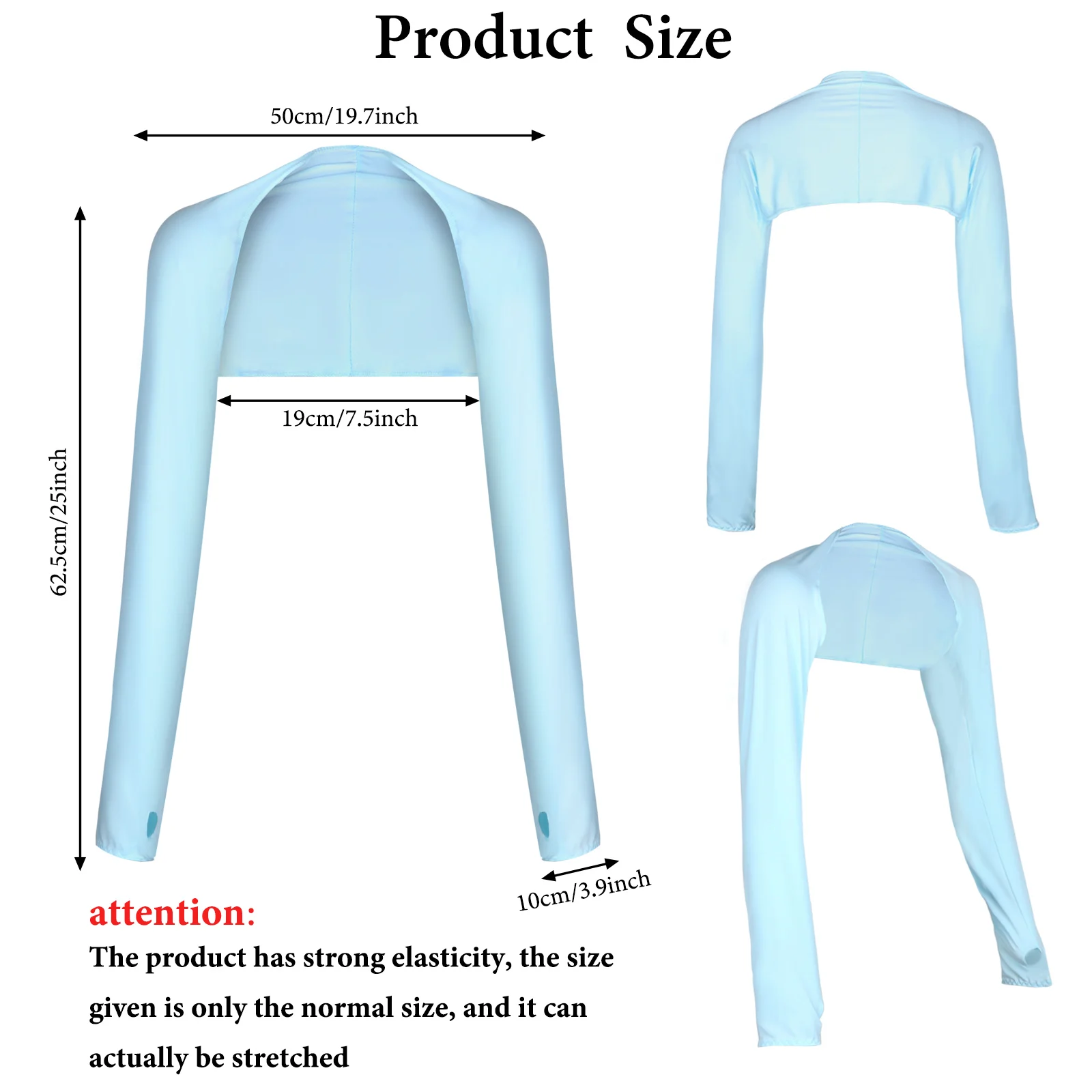 

Cooling Shawl Arm Sleeves Sun Protection Shawl with Finger Hole DesignProtection