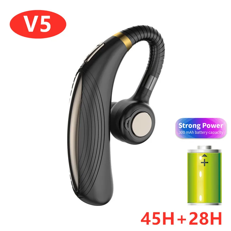 Bluetooth-наушники V5 Беспроводная Bluetooth-гарнитура беспроводные наушники с микрофоном
