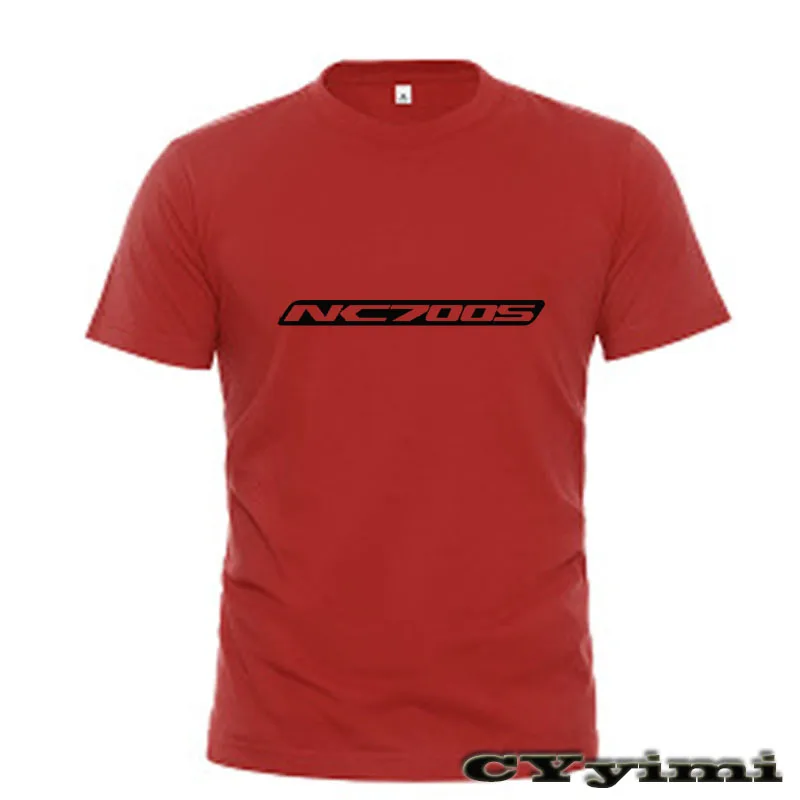 

For Honda NC700 S NC700S Hornet T Shirt Men New LOGO T-shirt 100% Cotton Summer Short Sleeve Round Neck Tees Male