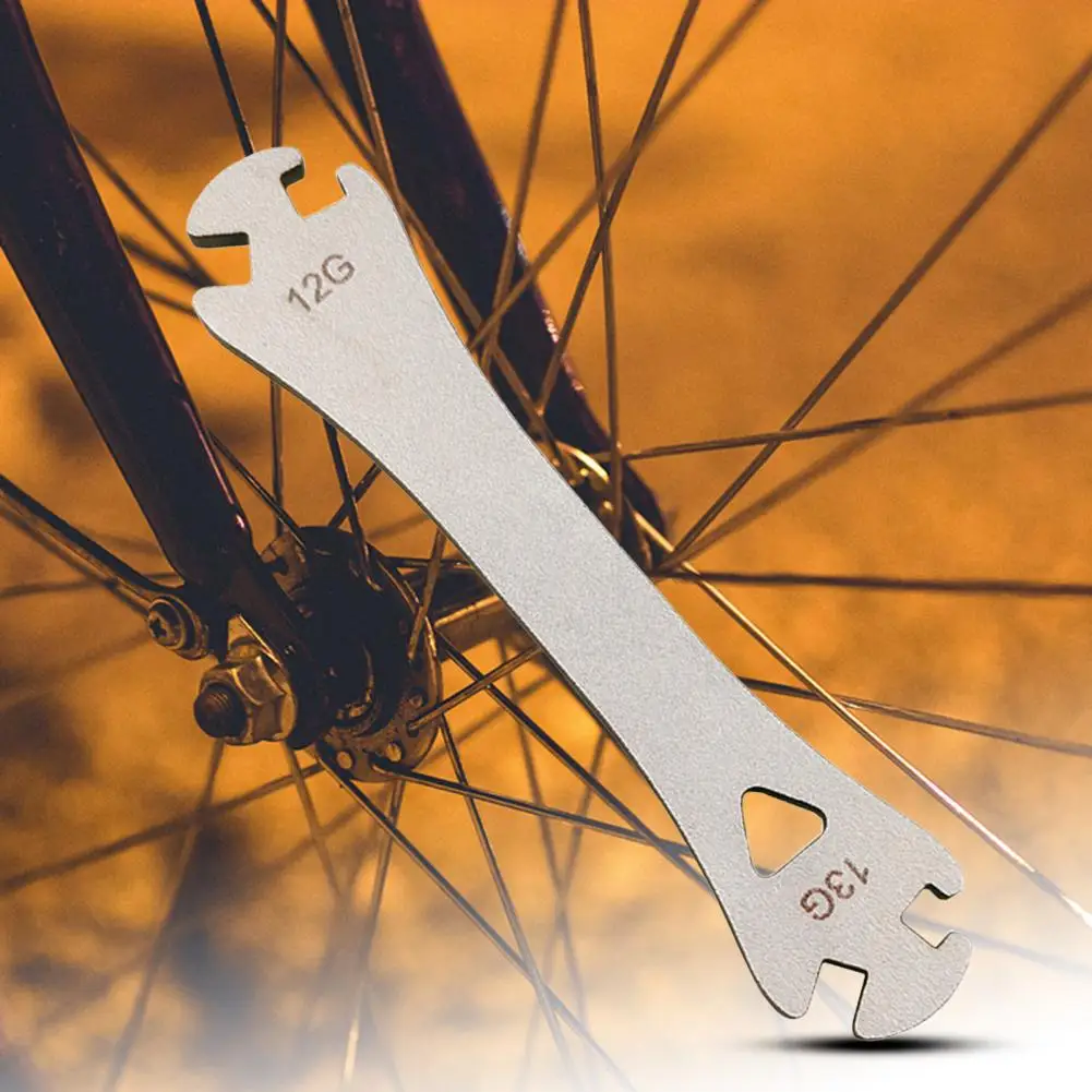 Spoke Wrench Anti-rust Wear-Resistant Compact 12/13G Rim Knitting Tool Cycling for Refit | Спорт и развлечения