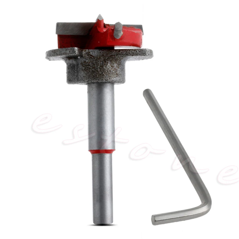 

35MM Carbide Tipped Hinge Cutter Boring Locating Drill Wood Hole + Hex Wrench