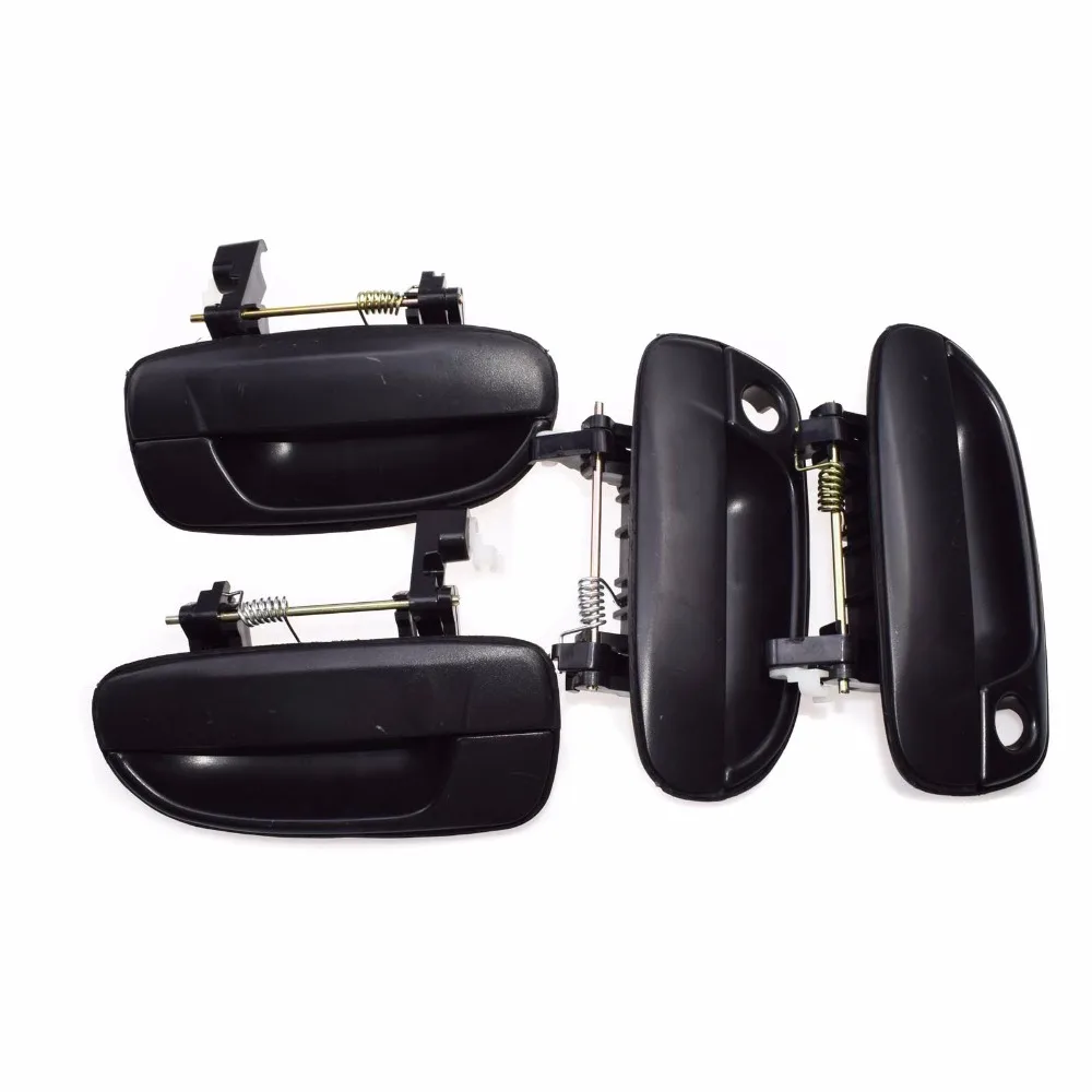 ISANCE 4 шт. черная ручка для наружной двери FL FR RL RR 82650 25000 82660 Hyundai Accent 2000 2001 2002 2003 2004 2005