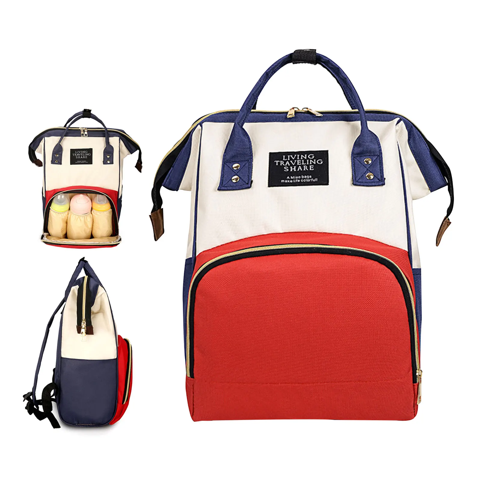 

Mummy Backpack Diaper Backpack Multi-Function Mummy Travel Portable Waterproof Nappy Bags Large Capacity Stroller Bag