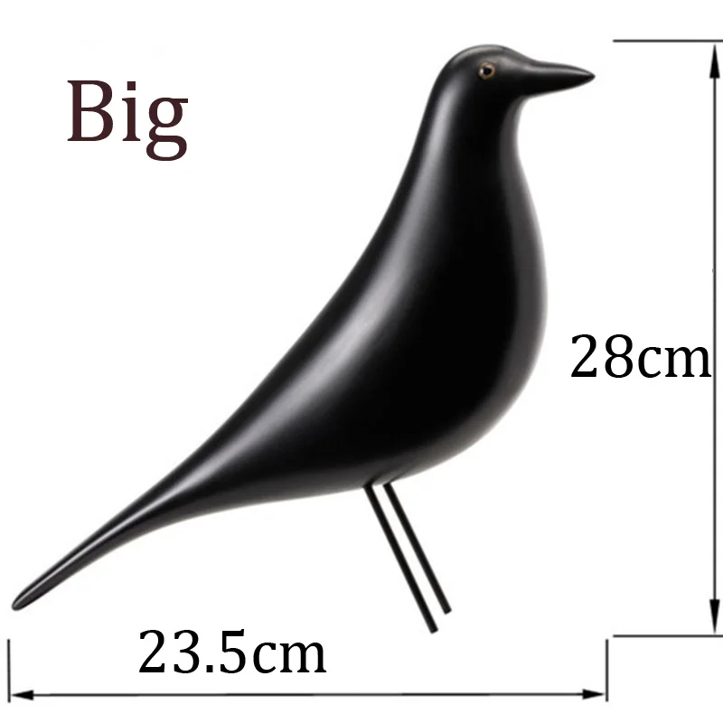 Creative Resin Craft Bird Figurine Statue Office Ornaments Sculpture Home Decoration Accessories