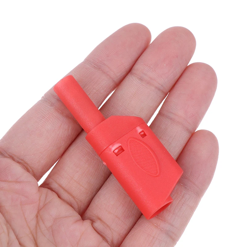 10pcs Safety 4mm Male Retractable Sheath Stackable Banana Plug Wire Solder Connector | Обустройство дома