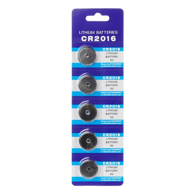 Pack of 5pcs CR2016 3V Lithium Battery Button Cell Batteries Remote Watch Toys Power Supply |