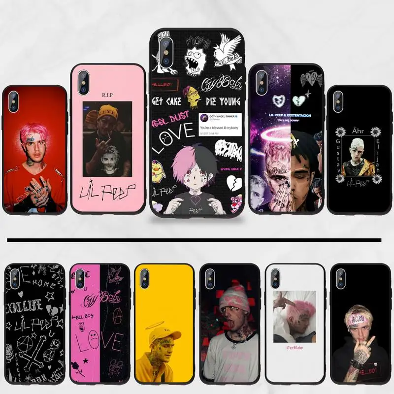 Lil Пип Сделай Сам Печать чехол для iphone 5 5S SE 5C 6 6S 7 8 plus X XS XR 11 PRO MAX|Бамперы| |