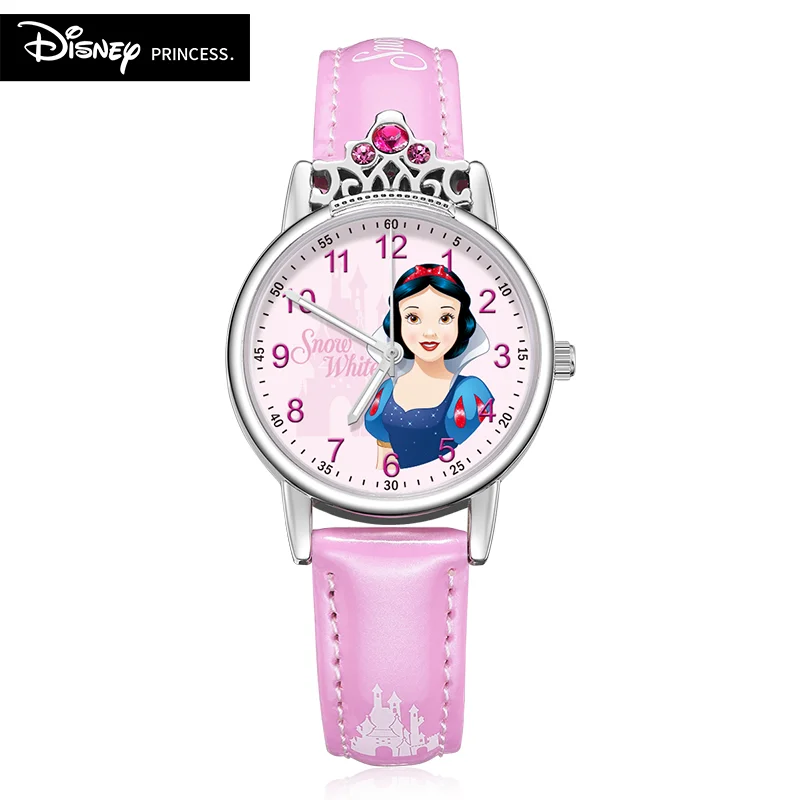 Часы наручные Disney Детские кварцевые брендовые светящиеся водонепроницаемые с