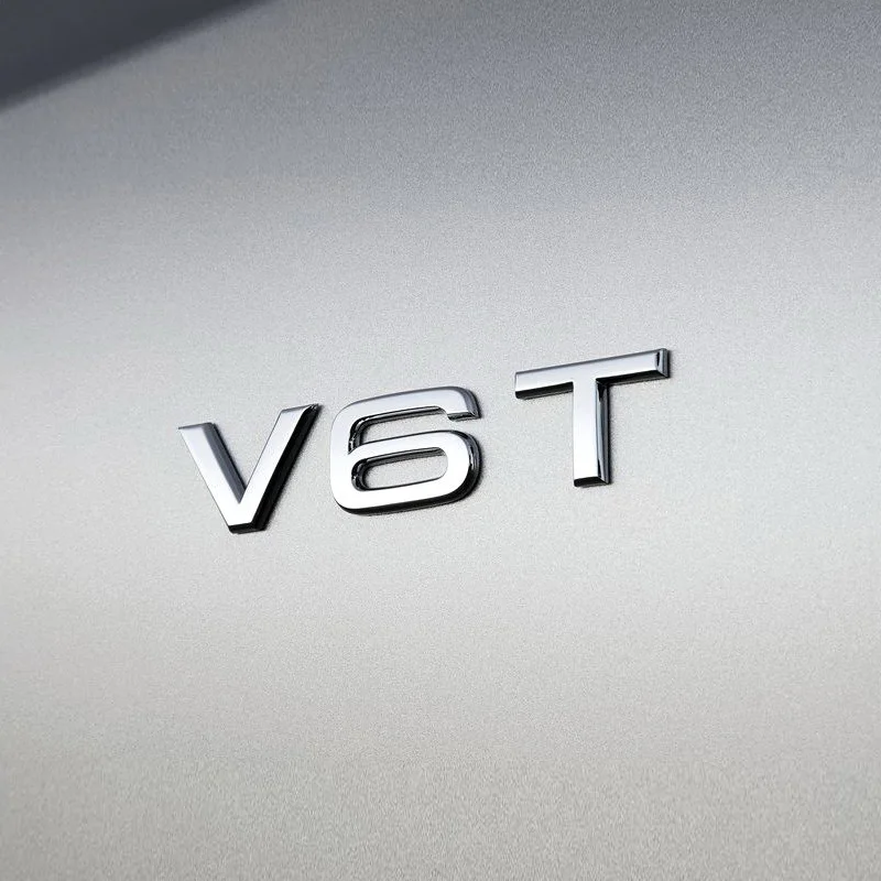 Автомобильный Стайлинг 3D металлический V6T V8T V6 V8 T крыло сбоку средства ухода за
