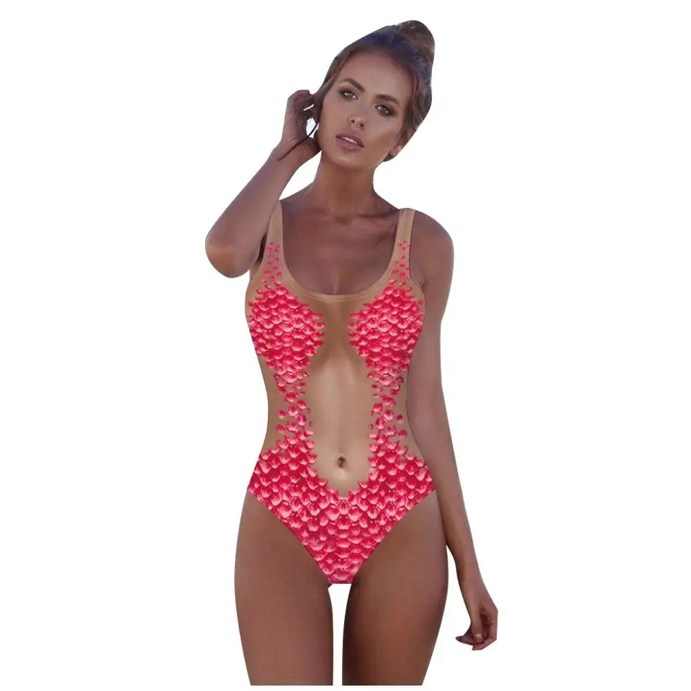 Женский сексуальный цельный купальник женский летний бикини без бретелек с