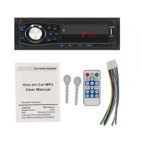 SWM-1028 автомобильный радиоплеер с дистанционным управлением, mp3-плеер, аудиоприемник, Bluetooth-совместимый автомобильный медиаплеер 4,0, автомагнитола