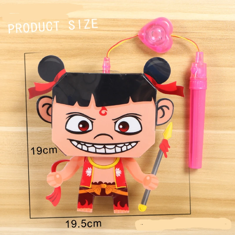 DIY 3D мультфильм музыка портативный светодиодные игрушечные фонари для мальчиков