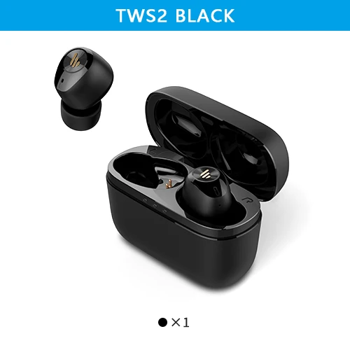 TWS2 Black EDIFIER TWS2 Bluetooth V5.0 TWS наушники IPX4 до 12 часов воспроизведения Многофункциональные Беспроводные наушники с управлением - Цвет: TWS2 Black