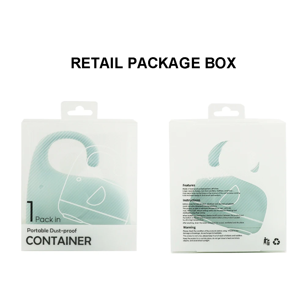 

Portable PP Baby Pacifier Box Container Elephant-Shaped Dustproof Pacifier Holder Case Nipple Snack Travel Storage Stroller Acc