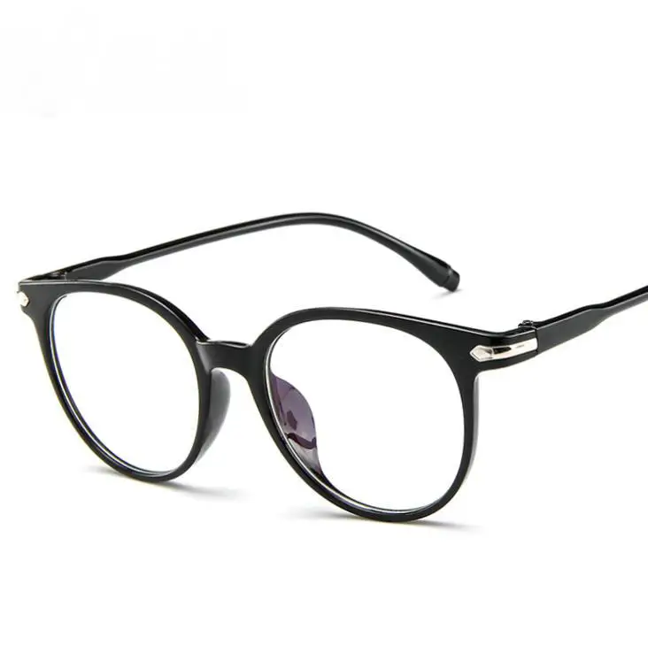 

Fashion round Women Cat Eye Eyeglasses Frame Men Optical Glasse Frame Retro Eyeglasses Computer Glasses oval Transparent glasses