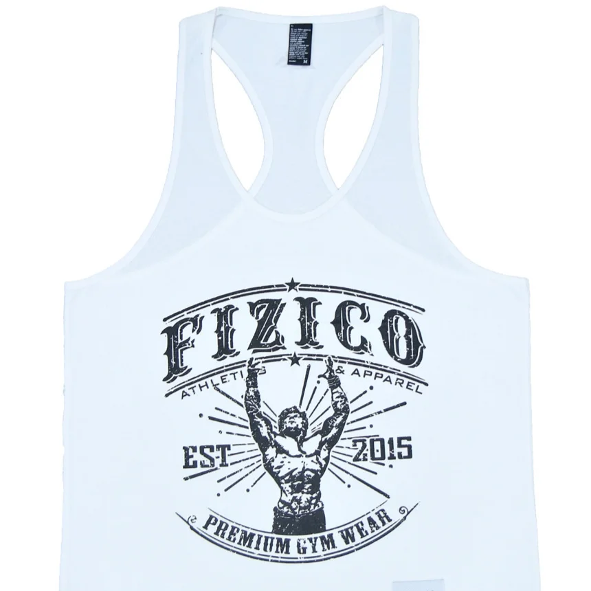 

Spring muscle fitness vest men's cotton sleeveless T-shirt training suit brothers running stretch breathable bottoming shirt