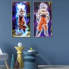 Мультяшный Аниме Дракон мяч плакат Гоку Картина на холсте роспись мальчик подарок Гостиная Спальня Настенная картина украшение дома