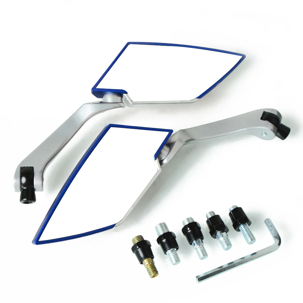 10мм8мм CNC Unviersal части ATV Кафе Racer мотоцикл зеркало заднего вида зеркала для