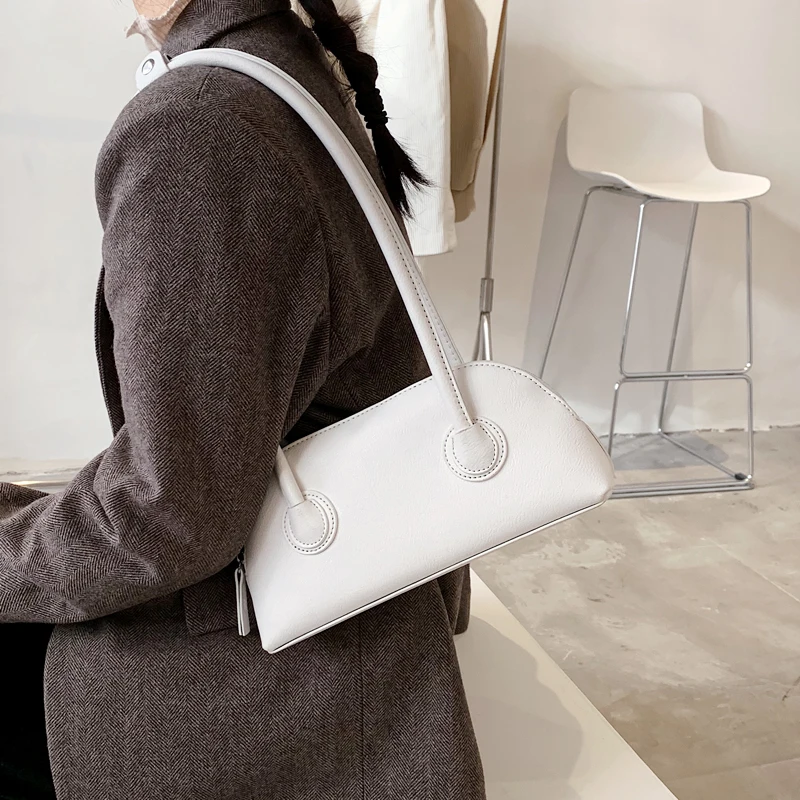 

Women' Bag 2021 Fashion Underarm Bags Casual Women's Shoulder Totes Purse Handbags Vintage PU Ladies Shopping Bags