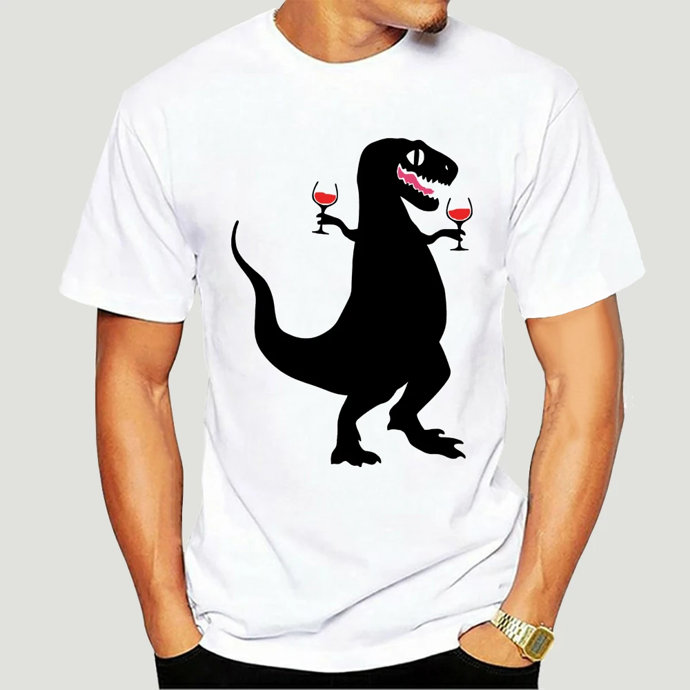 

Winosaur Dinosaur Wine T-rex Funny Illustration Mum Gift Mothers Father T-Shirt Cheap Wholesale Tees