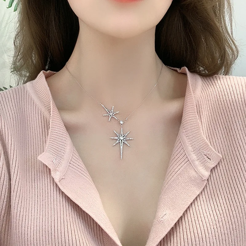 Женская подвеска из серебра 925 пробы с фианитом | Украшения и аксессуары