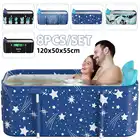 8 шт., Складная Ванна для взрослых и детей, 6 слоев, утолщенная большая портативная ванна, ведерко для ванны, изоляционная ванна для дома