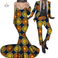 new autumn african couple clothes 2 pieces lovers couples clothing print dashiki bazin riche plus size clothing 6xl brw wyq413