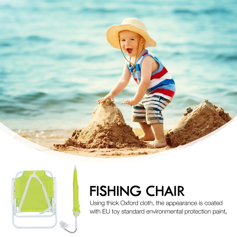 Fiyat 1 Takım Açık Taşınabilir çocuk şemsiyesi Plaj Sandalyesi şezlong Güneş Blok Tabure