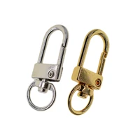 10 pcs swivel trigger snap hooks keychain key ring 33mm key chain clasp lanyard diy accessory supplies silver kc gold