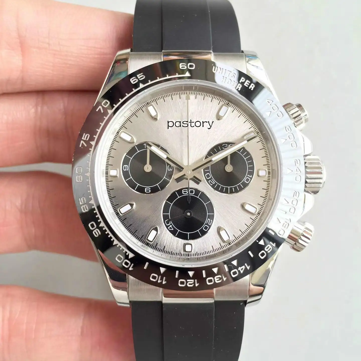 

Часы наручные мужские механические, Роскошные водонепроницаемые с автоподзаводом и сапфировым стеклом из нержавеющей стали