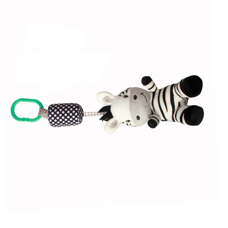 

Baby Rattle Toys Cartoon Zebra Infant Mobile Cloth Toy Baby Trolley Bed Wind Chimes Rattles Bell Crib Hanging Bell Pacify Toys