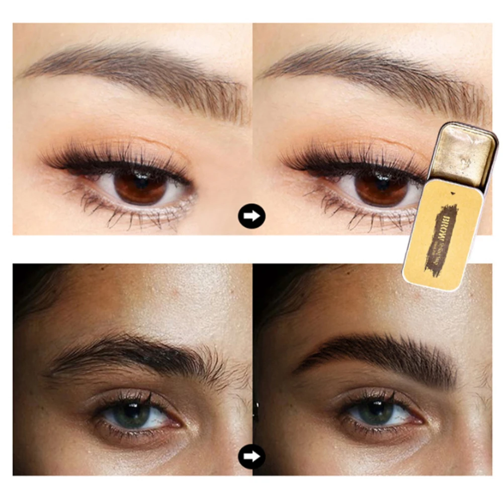 Натуральный Крем для макияжа бровей Стайлинг волокнистое увлажняющее