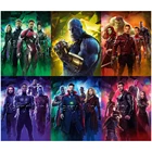 Алмазная живопись Marvel Мстители герой мультфильма 5D Набор для творчества и вышивки хобби полный подарок украшение для дома