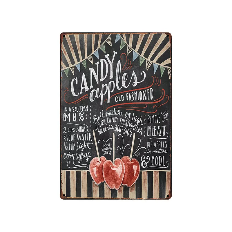 

Еда яйца жестяная вывеска Винтаж окраска пластин бар, кафе, дом декоративное настенное украшение из металла декор 30X20 см SA-6529A