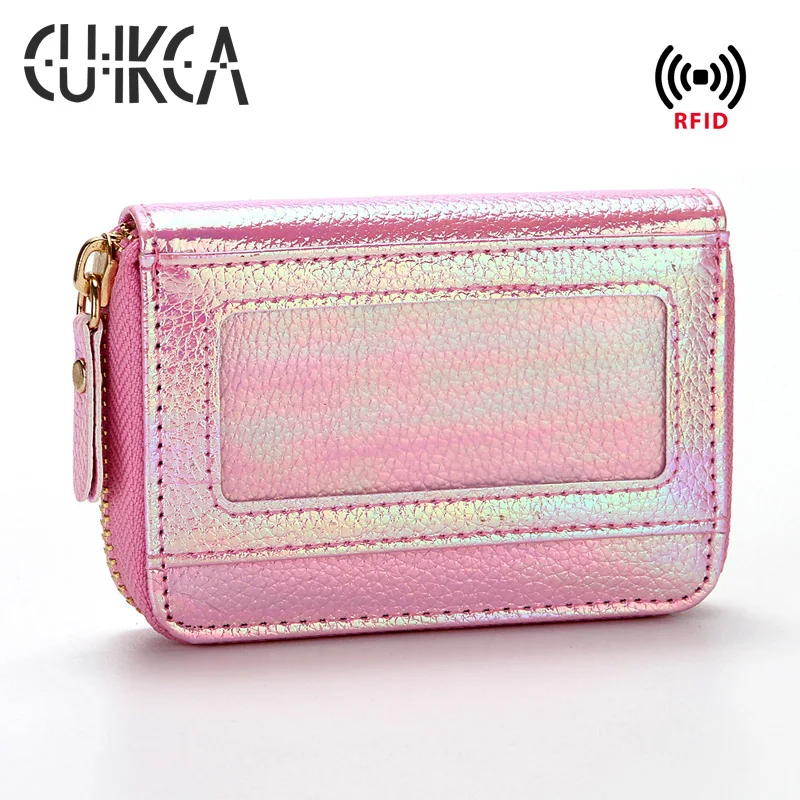 Кошелек CUIKCA из искусственной кожи с RFID-защитой и блестками | Багаж сумки