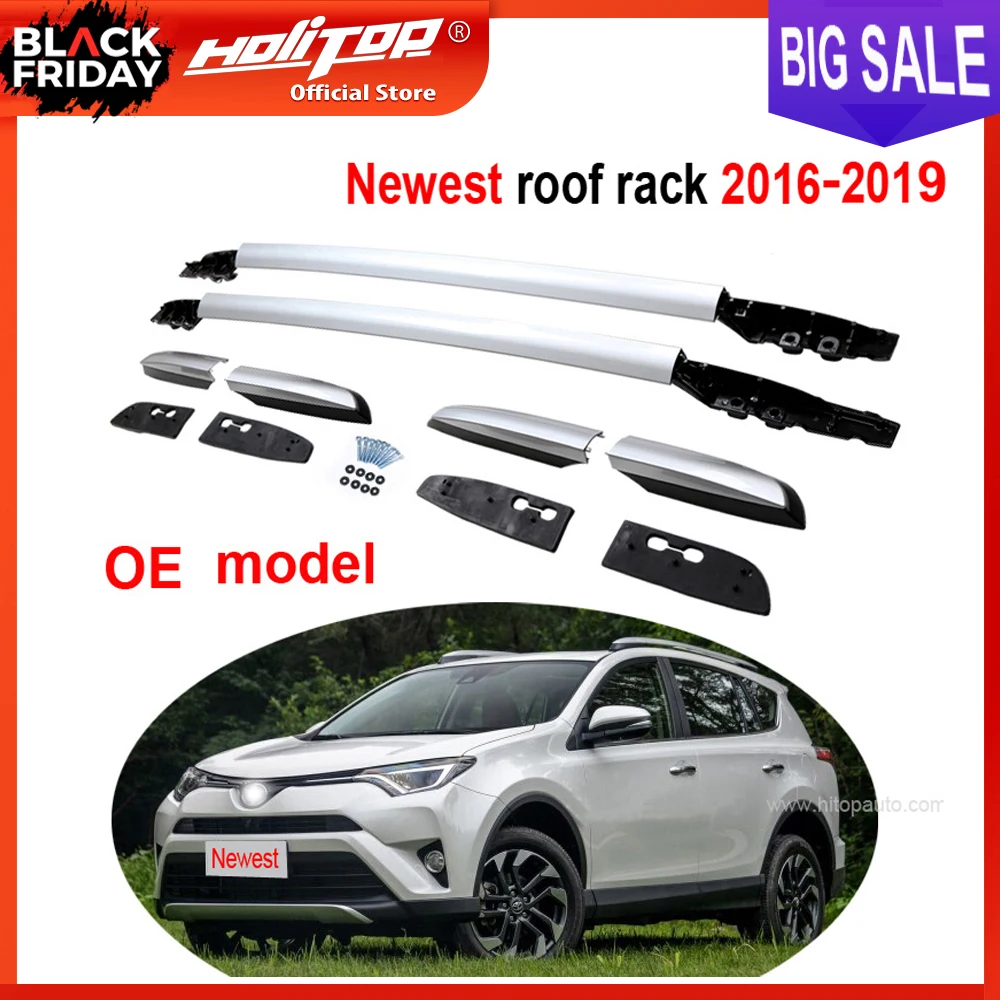 OE багажник на крышу, рейка на крышу для Toyota RAV4, авиационный алюминиевый сплав, старый продавец 5 лет, гарантия качества