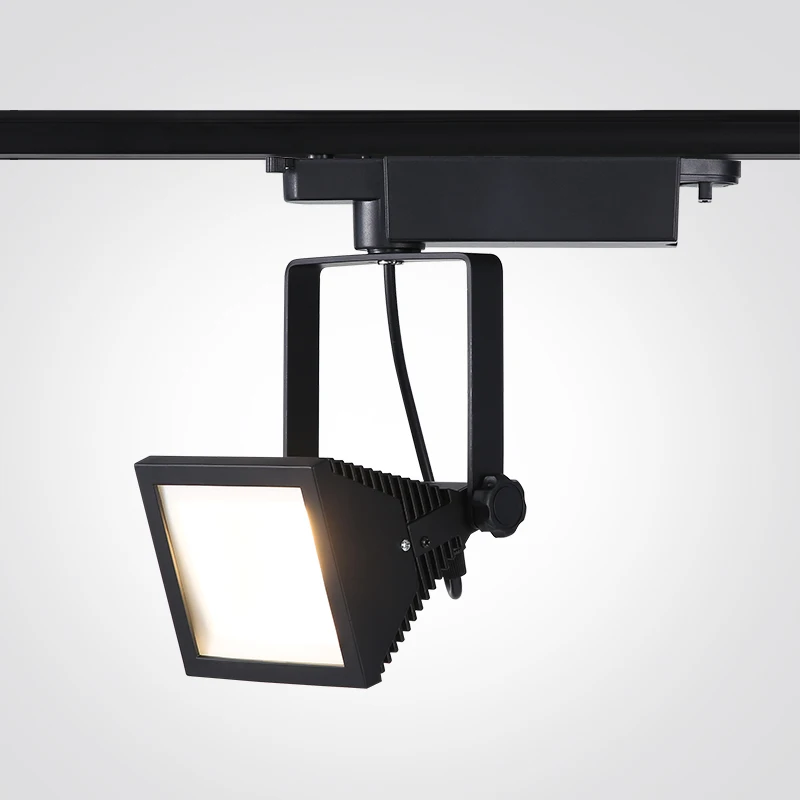 Точечный направляющий светильник s 30 Вт фокус светодиодный Трековый cob aisilan