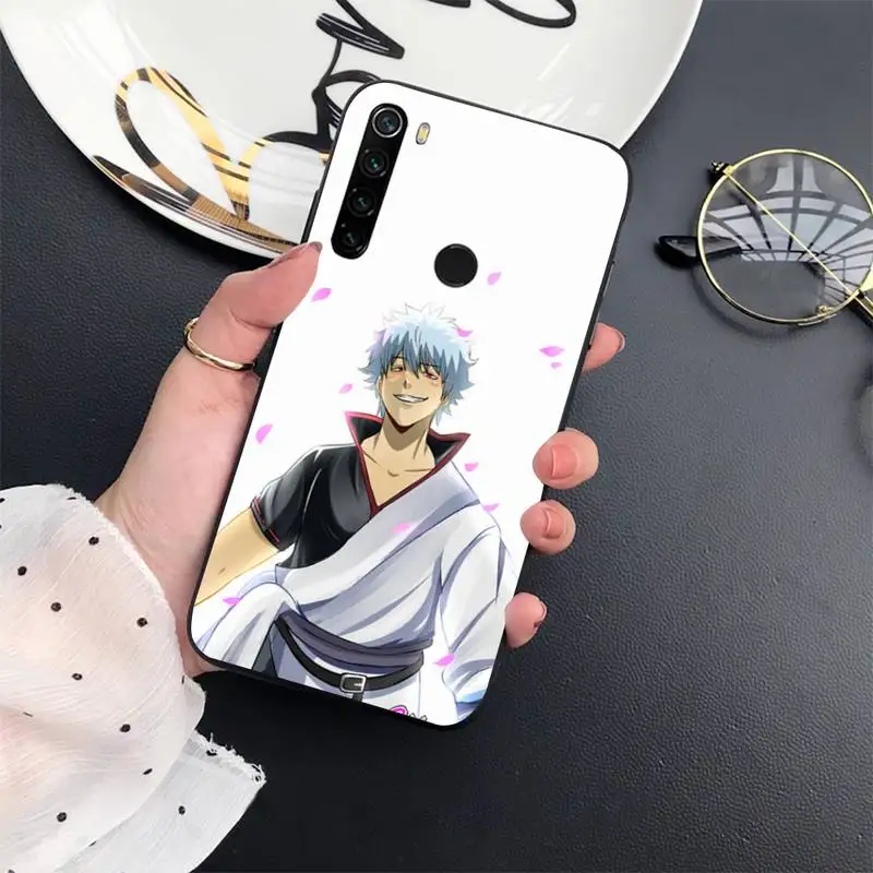 

GINTAMA amine Phone Case For Xiaomi mi 9 9t 10 redmi 9 9a 8 8a note 10 9 9s 8 8t 7 pro max funda