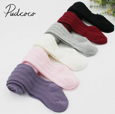 

2019 Baby Stockings Newborn Baby Tights Toddler Kids Girls Tights 100cm Cotton Warm Pantyhose Child Hosiery Stockings 6M-3T