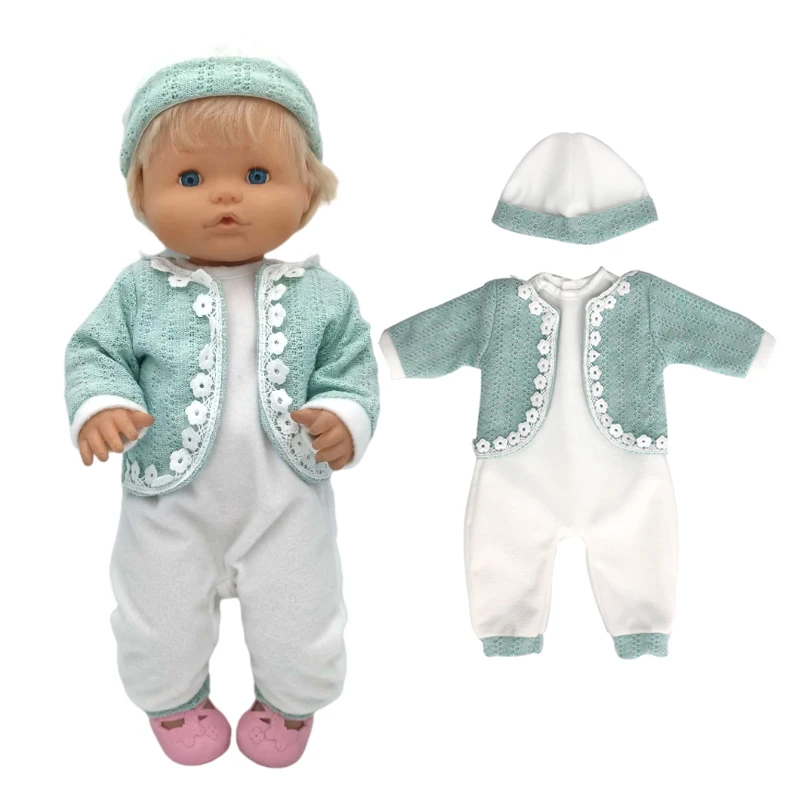 

40cm Reborn Baby Doll Clothes For Nenuco Ropa Y Su Hermanita Toys Doll Rompers