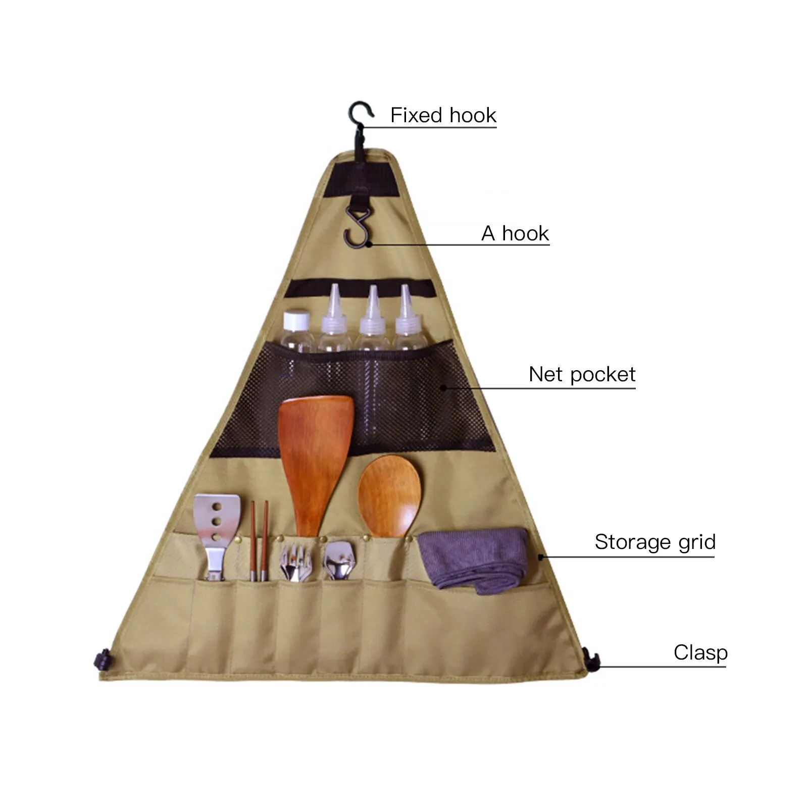 Набор для пикника и кемпинга посуда сумка хранения Портативный барбекю