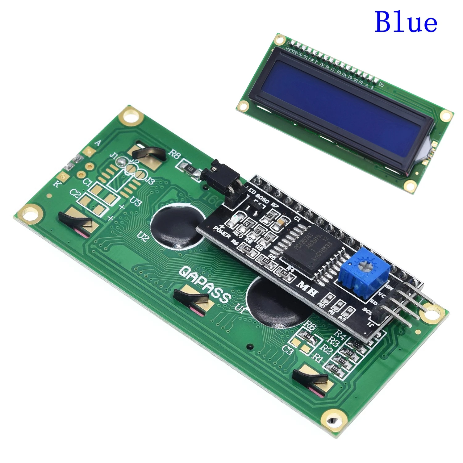 1 шт. модуль ЖКД синий зеленый экран IIC/igc 1602 для arduino 1602 lcd UNO r3 mega2560 lcd 1602