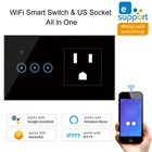 EWelink умная розетка переключатель Мощность разъем в стене работает с Amazon Alexa и Google Assistant, Беспроводной Wi-Fi выход настенной электрической розетки США