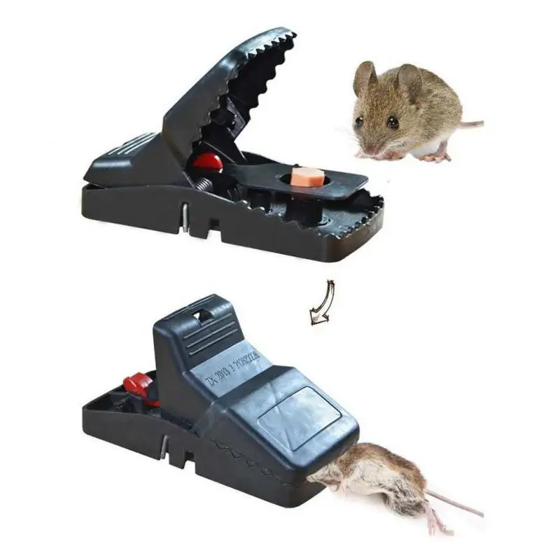 

New Mouse Rat Trap High Sensitive Snap Big Plastic Mouse Trap Reusable Rat Killer No Blood No Mess Kitchen Bedroom Storehouse