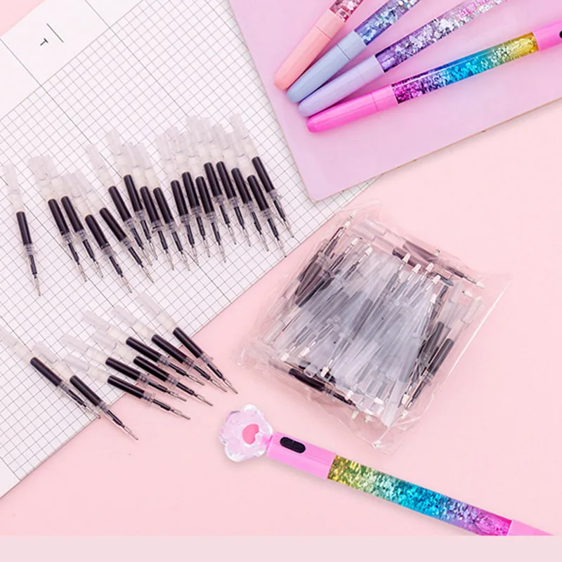 

Creative Quicksand Pen 0.5mm Pen Refill Fairy Stick Gel Pen Ballpoint Pen Accessories Student School Office Supplies Stationery